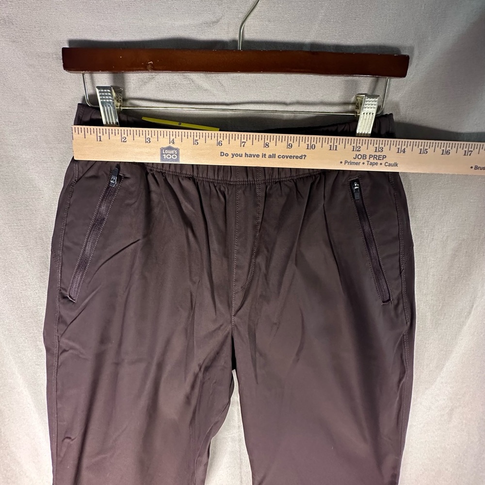 Eddie Bauer women’s brown Fleece Lined elastic waist jogger Pants drawstring - Picture 5 of 12